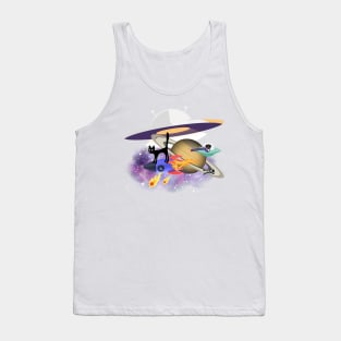 Space Cat Tank Top